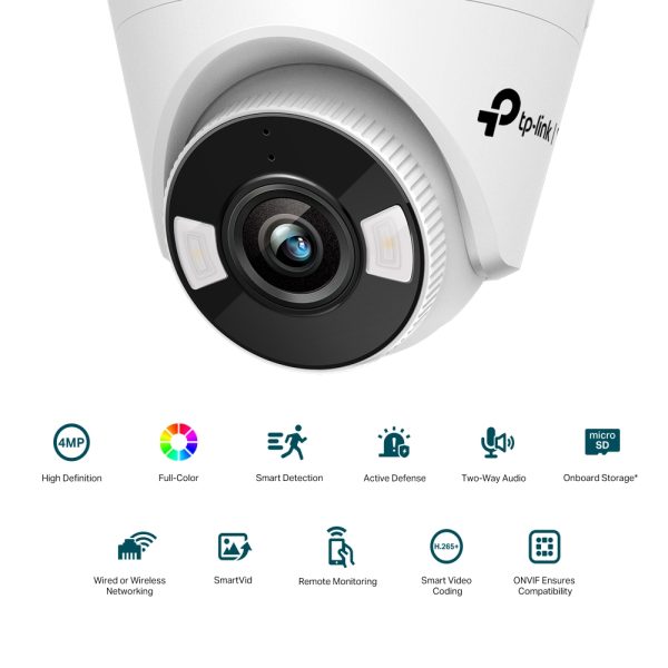 TP LINK VIGI C440-W 4MP Full-Color Wi-Fi Turretدوربین تحت شبکه