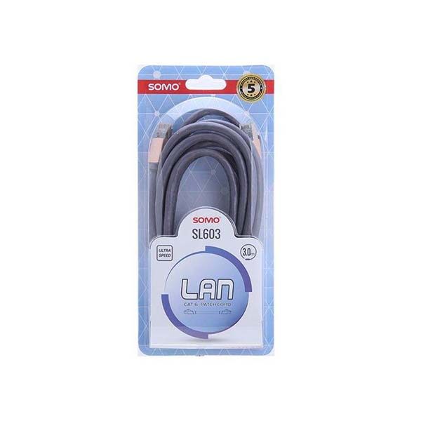 کابل شبکه پچ کورد CAT6 سومو مدل SL603