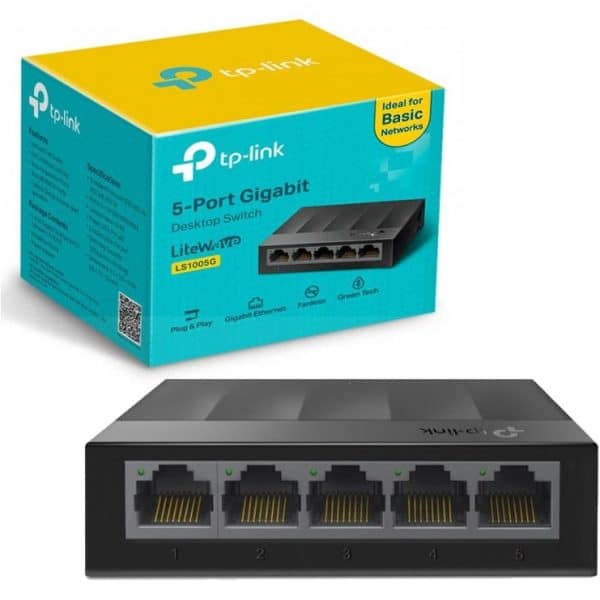 سوییچ 5 پورت گیگابیتی تی پی-لینک مدل LS-1005G