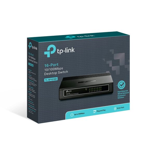 TP-LINK TL-SF1016D 16-Port 10/100Mbps Switch