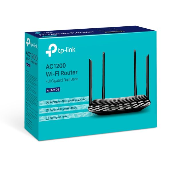 Archer C6 AC1200 Wireless MU-MIMO Gigabit Router