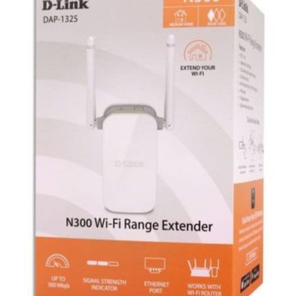 D-Link N300 Wi-Fi Range Extender Dap 1325