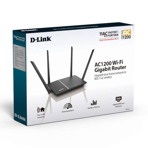 روتر بیسیم دی لینک مدل DIR-825 ا DIR-825M AC 1200 Dual Band Wi-Fi Router
