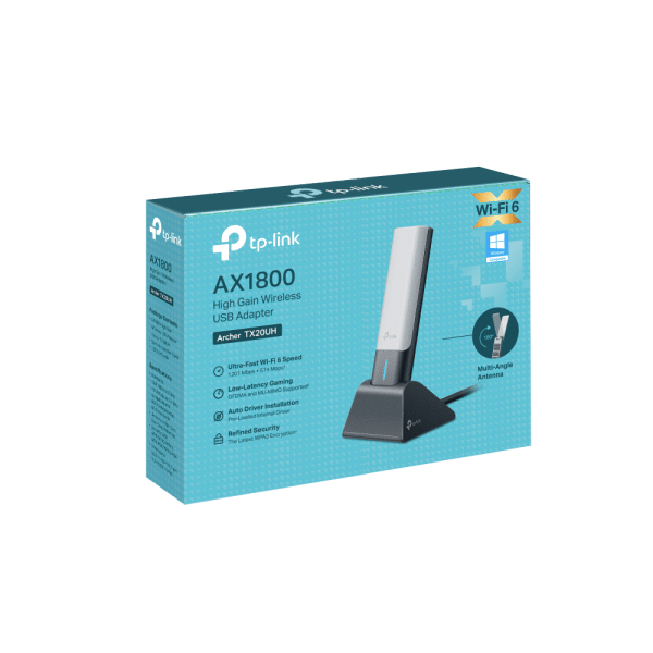 TPLINK Archer TX20UH AX1800 High Gain Wireless USB Adapter