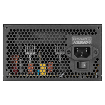 منبع تغذیه کامپیوتر گرین GP600A-ECO Rev 3.1 80 Plus White توان 600 وات