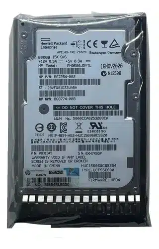 هارد سرور HP 600GB SAS 12G 15K SFF