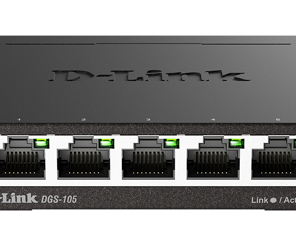 Dlink DGS-105 5-Port Gigabit Unmanaged Desktop Switch