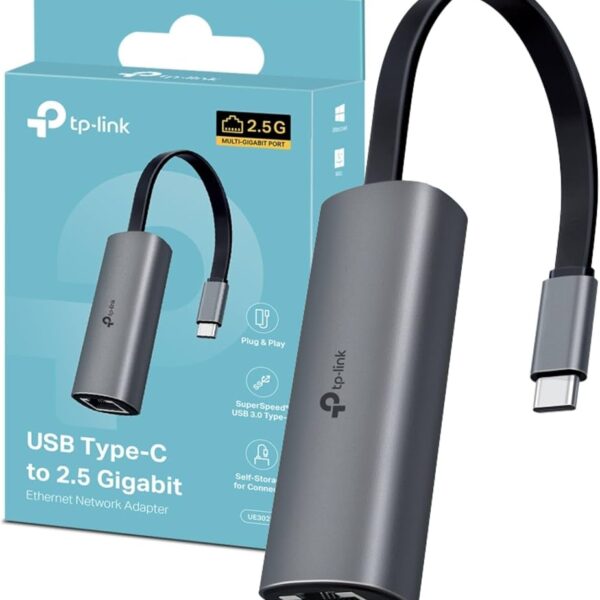 TPLINK UE302C USB Type-C to 2.5 Gigabit Ethernet network adapter