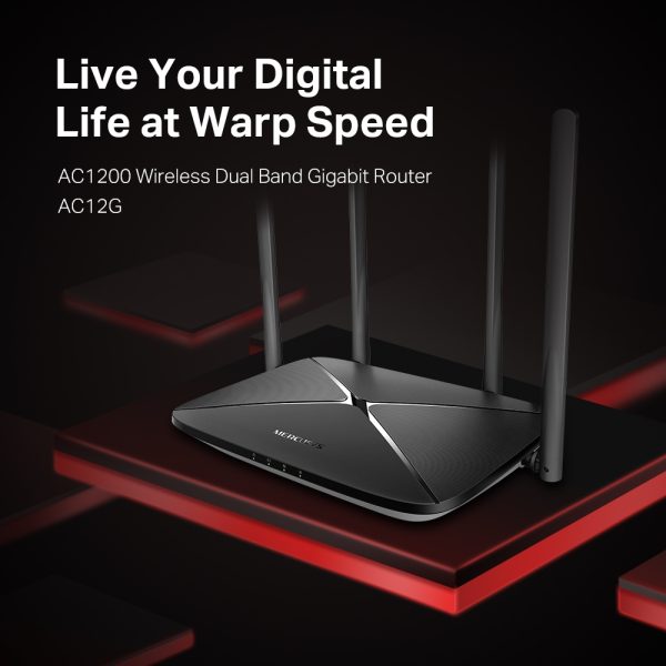 MERCUSYS AC12G AC1200 Wireless Dual Band Gigabit Router