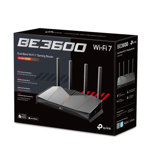 TPLINK Archer GE230 BE3600 Dual-Band Wi-Fi 7 Gaming Router